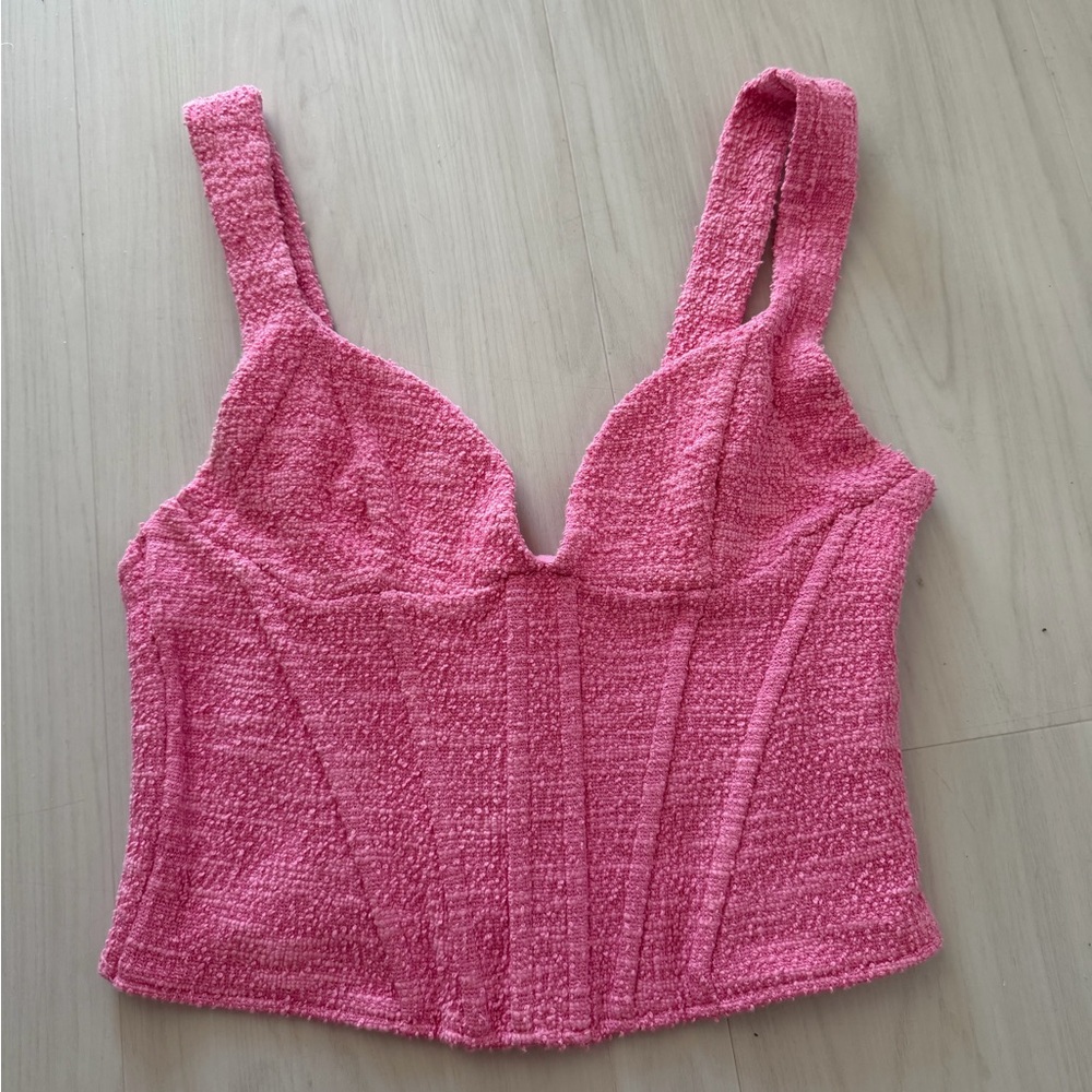 Zara Pink Knit Top
